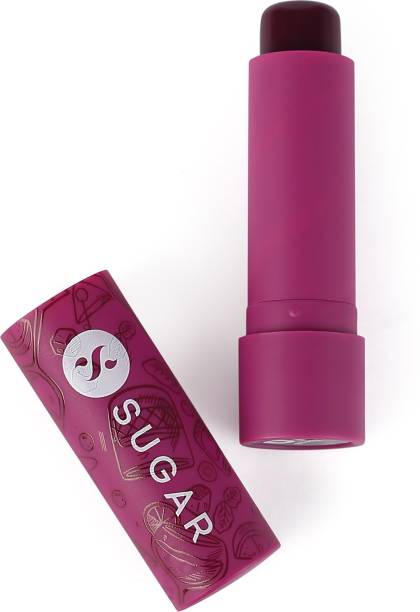SUGAR Cosmetics Tipsy Lip Balm - Long Lasting Moisturization with Shea Butter and SPF Protection 07 Bramble