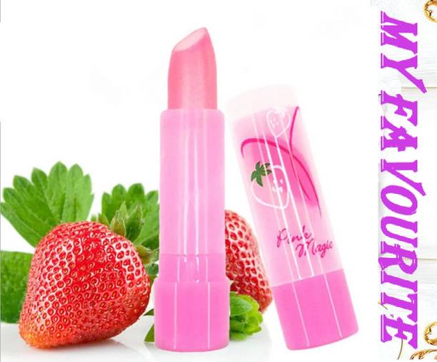 PERLENTE NEW MAGIC COLOUR CHANGE BABY Color Lip Balm strawberry