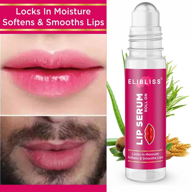 ELIBLISS Strawberry Lip Serum for Lip Shine, Glossy,Soft with Moisturizer for Men & Women Strawberry