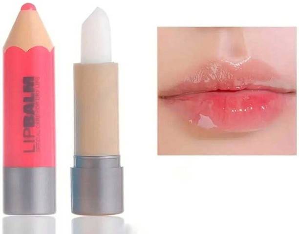 Ashyra Crayon Lip Balm Set – Fruity Scented Lip Care for Daily Hydration (Pack of 1) Strawberry