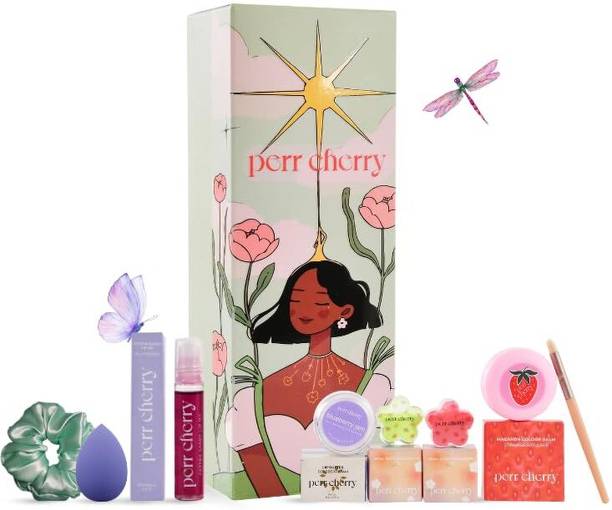 Perr Cherry Organic Makeup Kit for Kids & Girls | ( Multi-Colour)