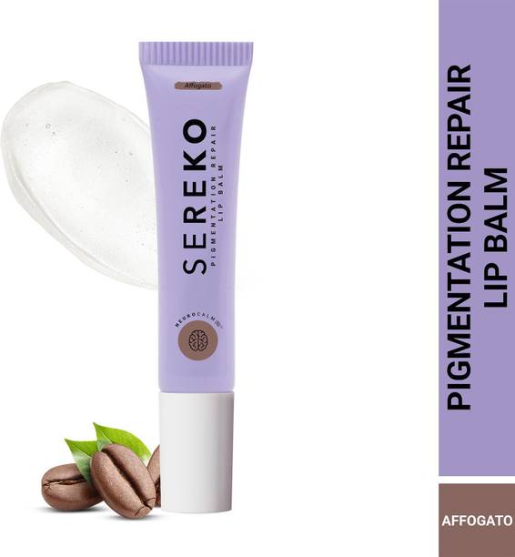 SEREKO Pigmentation Repair Lip Balm With Kojic Acid For Dark, Chapped & Dull Lips With Affogato - Non Tinted