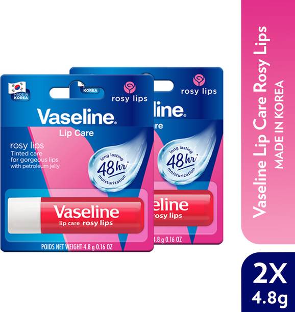 Vaseline Lip Care Rosy Lips Tinted Lip Balm Stick Natural