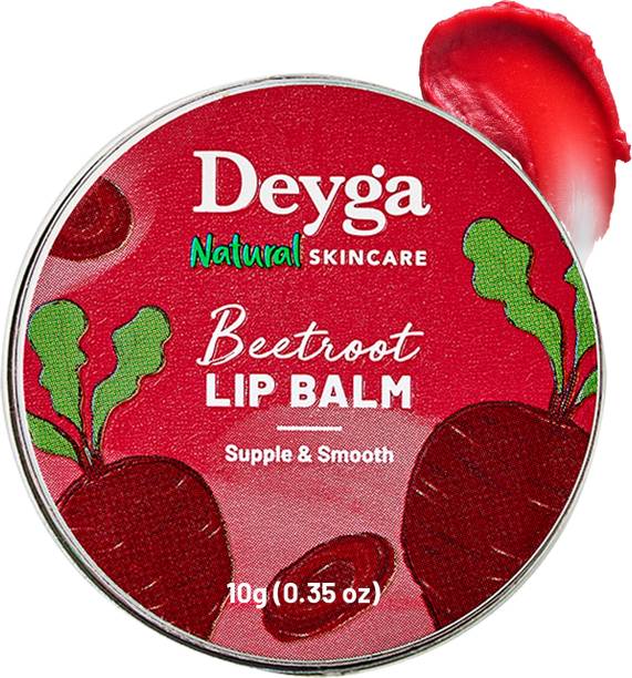 Deyga Lip Balm 10g for Soft & Supple Lips-Lightens Pigmentation|Chemical-free Beetroot