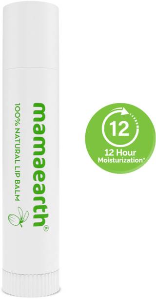 Mamaearth Nourishing 100% Natural Lip Balm with Vitamin E and Shea Butter Natural