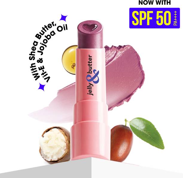 BLUE HEAVEN Jelly & Butter Lip Balm with SPF 50, Dusty Rose Shea Butter