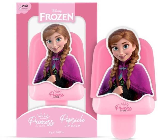 Renee Disney Frozen Princess Popsicle Anna Lip Balm, Heals, Nourishes & Protects lips SPF10