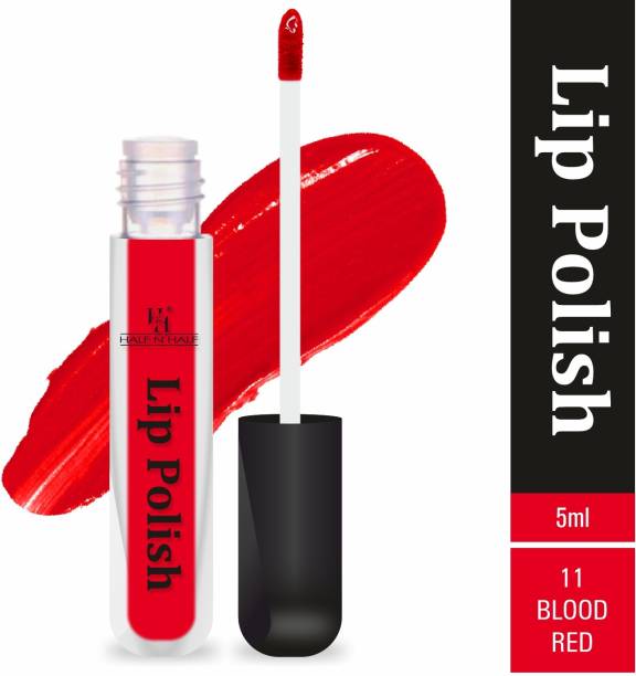 Half N Half Lip Polish Liquid Matte Lipstick, Blood Red-11 (6ml)