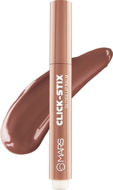 MARS Click Stix Gloss Lip Balm High Pigmented | Ultra-Glossy Finish | Non-Sticky
