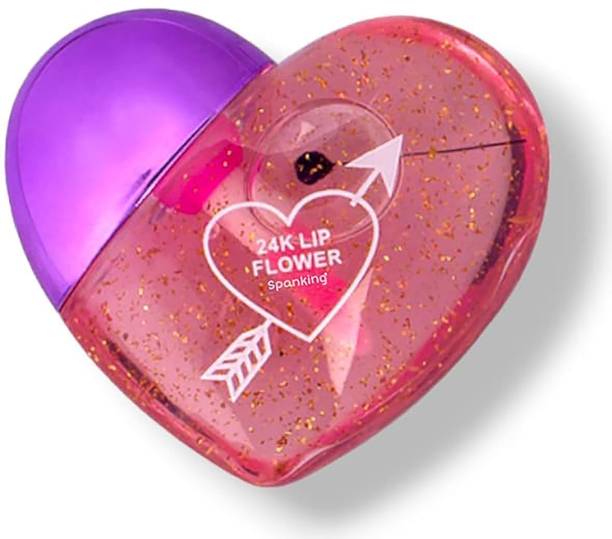 HUDA CRUSH 1Pcs Cute Heart Shape Swiss Korean Lip Gloss in Waterproof Pink Shade