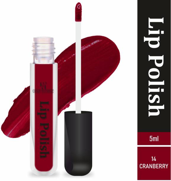 Half N Half Lip Polish Liquid Matte Lipstick, Cranberry-14 (6ml)