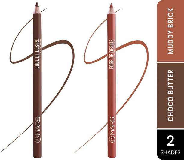 MARS Matte Lip Liner | Smooth Application, Long Lasting & Travel friendly Lip Pencil