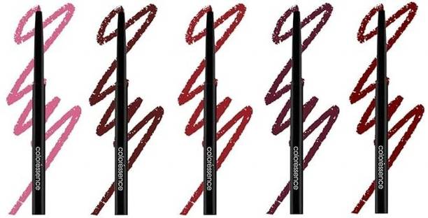 COLORESSENCE Lip Liner for Bold Lips|Smooth Texture|Smudge Proof|Inbuilt Sharpener C15
