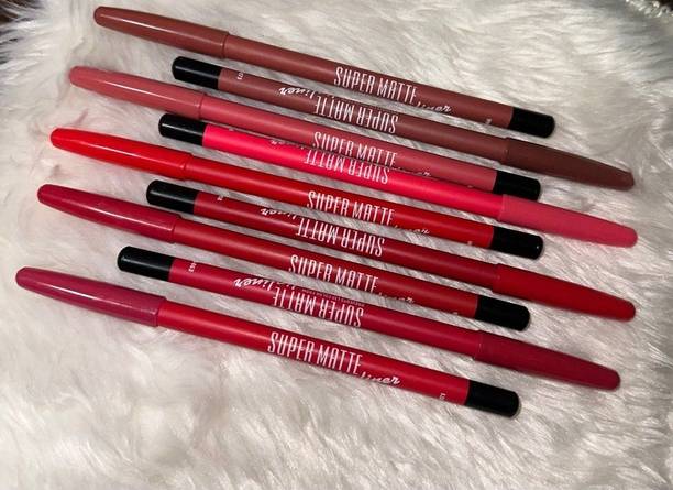 Thristygirl Super Matte Lip Liner Multicolor Matte & Glittery Lip Pencil