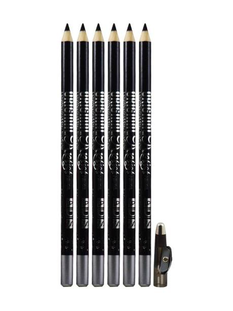 ads Eye & Lip Liner Pencil-A0799-01 Pack of 6