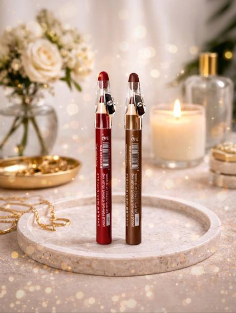 FIDAH Precision Edge Lip Liner | Ultra-Fine Matte Lip Pencil with Built-in Sharpener