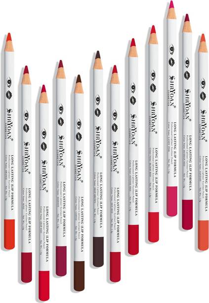 Shryoan Set of 12 Multi-Color Magic Lipliner Pencils