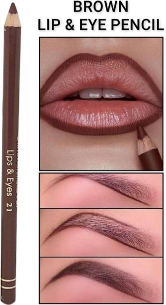 SKYBOAT BROWN LONG LASTING WATERPROOF LIP AND EYE LINER MAKEUP PENCIL