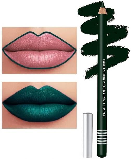 SEUNG LONG LASTING GREEN COLOUR LIP & EYELINER PENCIL MATTE FINISH