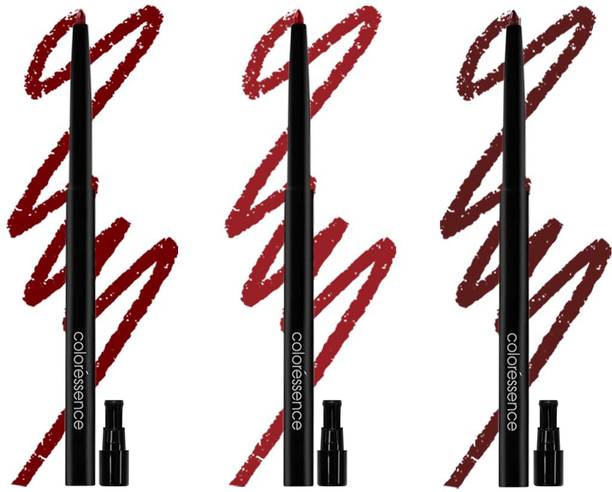 COLORESSENCE Lip Liner for Bold Lips|Smooth Texture|Smudge Proof|Inbuilt Sharpener C13