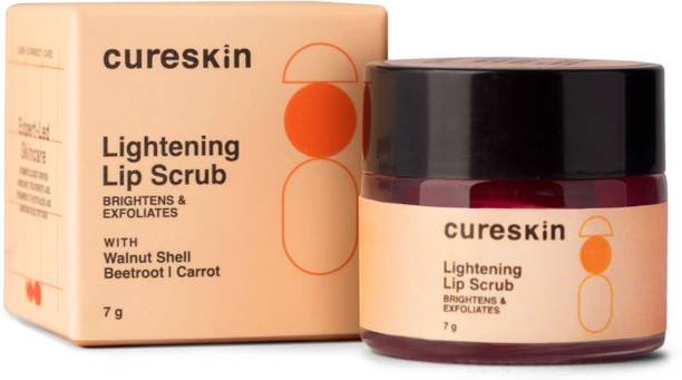 cureskin Lightening Lip Scrub | Brightens & Exfoliates | Lightens & Reduce Tan