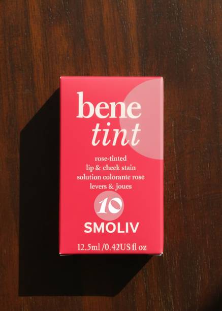 Smoliv Bene Tint Lip & Cheek Stain, Waterproof, longlasting NEW48 Lip Stain