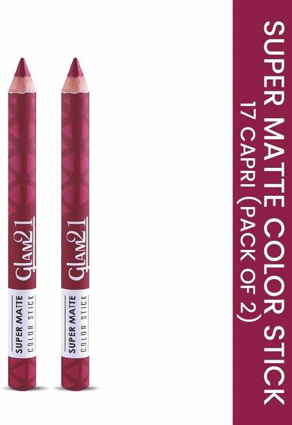 Glam21 Super Matte Colorstick Wooden Lipstick | Ultra Pigmented & Smooth Matte Finish