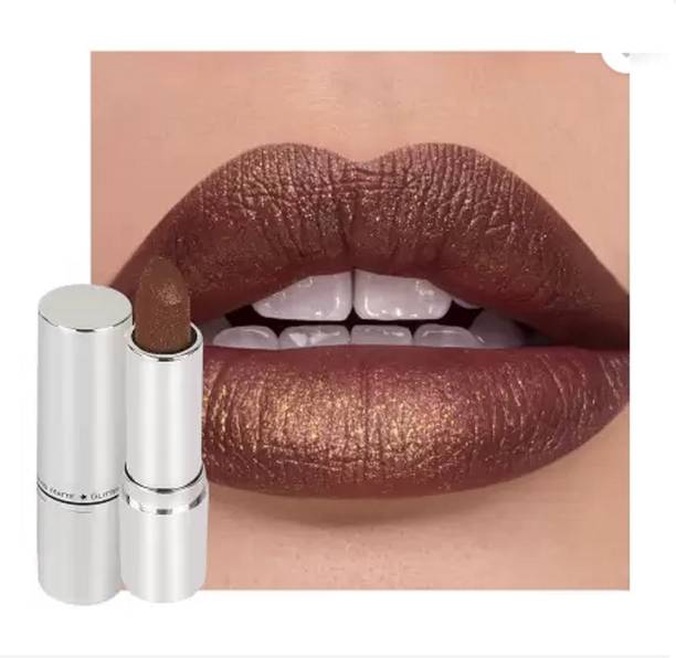 EVERERIN New Glitter Lipstick Brown-002
