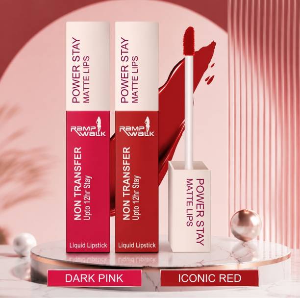 Ramp Walk Power Stay Matte Liquid Lipstick Long Lasting Non Transfer Smooth Finish