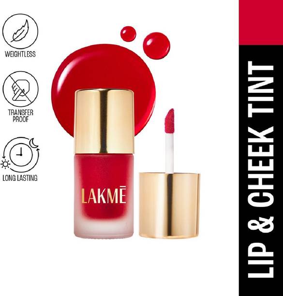 Lakmé 9to5 Double Duty Lip & Cheek Water Stain Sunset Kiss - 9ml