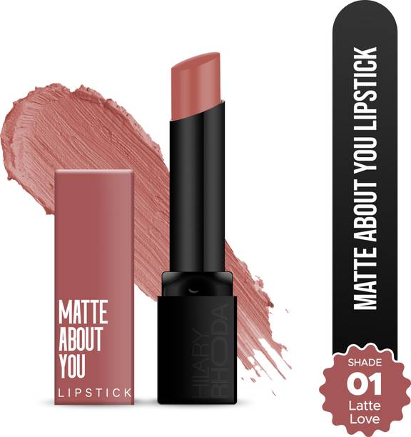 Hilary Rhoda Matte About You Lipstick | Long Lasting & Highly Pigmented | Matte Finish