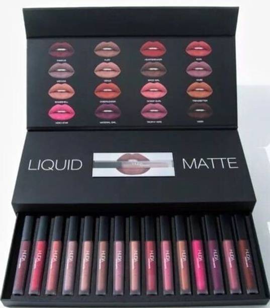 Mixonshun Set of 12 Liquid Lipsticks Matte Finish Long Lasting Lipstick (Multicolor Pack)