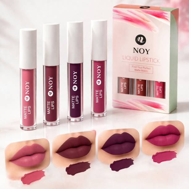 NOY Classic Matte Lipstick Set High Pigment Transfer Proof Smooth Finish