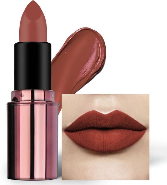 DARYUE Rustic Brown Velvet Matte Lipstick Crayon – Smudge Proof & Lightweight