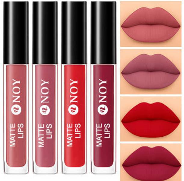 NOY Waterproof Lipstick Combo Rich Matte Long Stay Flattering Shades Matte Lipstick