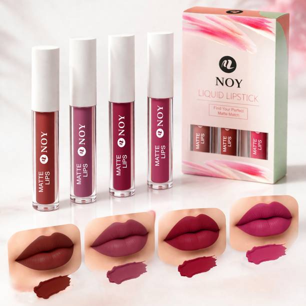 NOY Matte Lipstick Combo Transfer Proof Long Lasting Smooth Finish