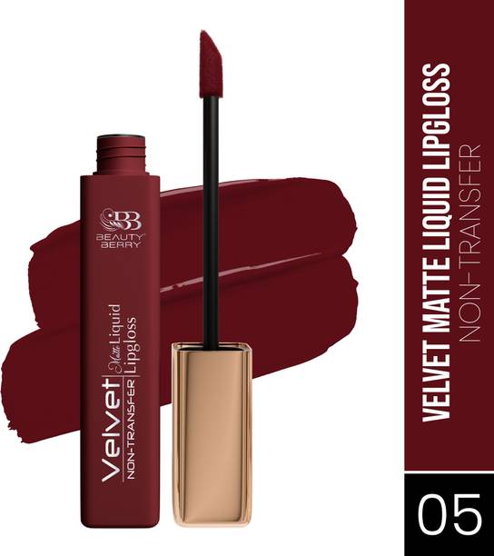 Beauty Berry Velvet Waterproof Long Lasting & Non-Transfer Liquid Lipstick for Women