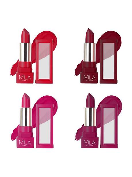 mila beaute Matte Lipstick Combo Set | Highly Pigmented & Lightweight Formula | Matte Finish