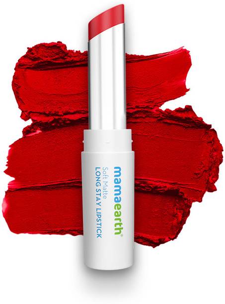 मामाअर्थ Soft Matte Long Stay Lipstick with Jojoba Oil & Vitamin E for 12 Hour Long Stay