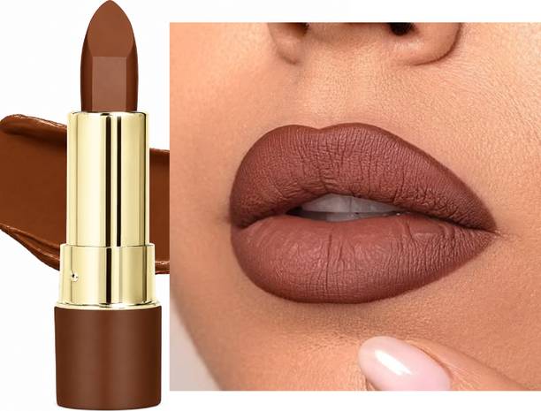 DARYUE Elegant Mocha Brown Lipstick Rich Color Hydrating Formula