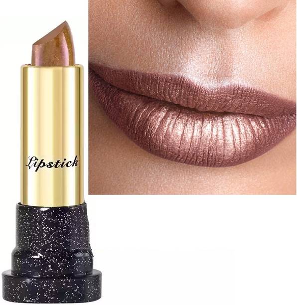 WOONGMI Prefect Metallic Shimmer Shine Brown color Lipstick For Moisturizing