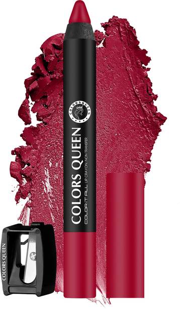 COLORS QUEEN Color It All Highly Pigmented Long Lasting Non Transfer Matte Crayon Lipstick