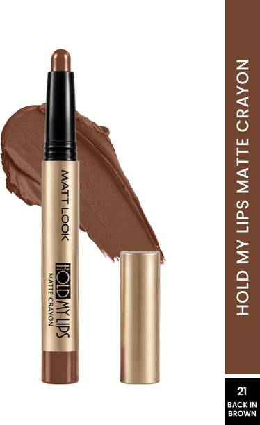MATTLOOK Hold My Lips Matte Crayon Lipstick | Non-Transfer | Long Lasting Matte Lipstick