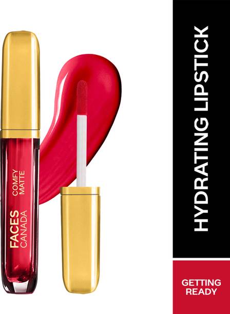 FACES CANADA Comfy Matte Liquid Lipstick| 10HR Stay | No Dryness