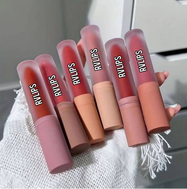RVLIPS Long Stay Matte Lipstick Combo Set of 8