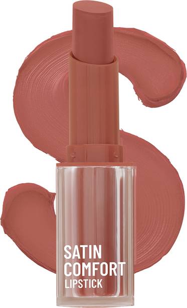 SWISS BEAUTY Satin Comfort Lipstick | Ultra-Hydrating | Highly Pigmented |Satin Matte Finish