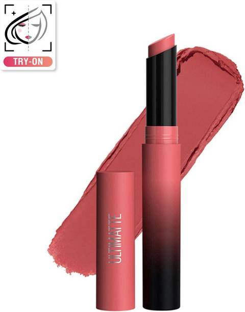 MAYBELLINE NEW YORK Color Sensational Ultimattes Lipstick | Matte Finish | Enriched With Jojoba Oil