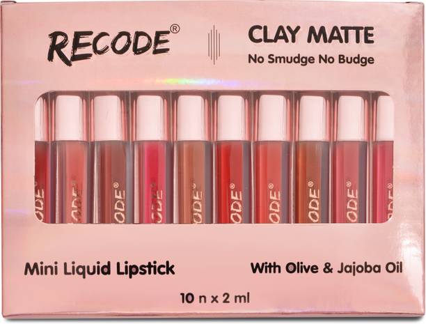 रिकोड Clay Matte Liquid Lipstick (10 X 2ML)