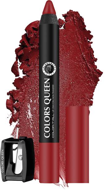 COLORS QUEEN Color It All Highly Pigmented Long Lasting Non Transfer Matte Crayon Lipstick