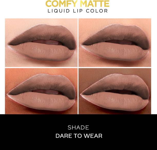 FACES CANADA Comfy Matte Liquid Lipstick| 10HR Stay | No Dryness